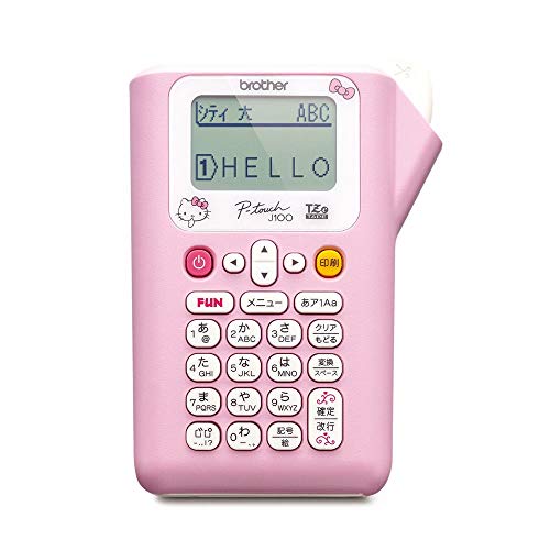 Brother Hello Kitty Label Printer Pink 3.5mm to 12mm Width Tape P-touch NEW_1