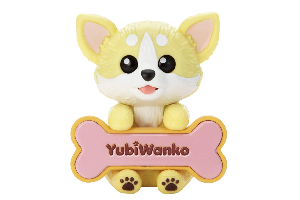 Sega Toys Yubiwanko Finger dog Chihuahua cream yellow Hunging Battery Powered_1