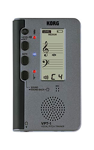 Korg VPT-1 Vocal Pitch Trainer for Vocal Lessons Tuner Staff Notation Display_1