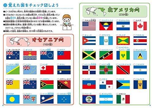 World map puzzle of Kumon PN21 w/ Sugoroku, dice NEW from Japan_6