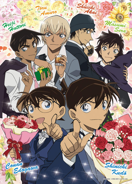 Epoch 500pc Jigsaw Puzzle Detective Conan Blessing Bouquet 38x53cm ‎06-114s NEW_1