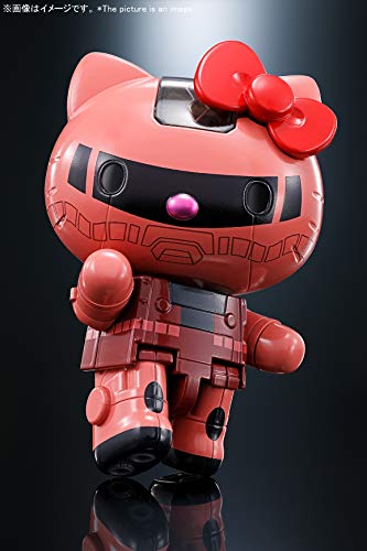 CHAR'S ZAKU II Hello Kitty Bandai Spirits Chogokin Diecast & ABS colored Figure_8
