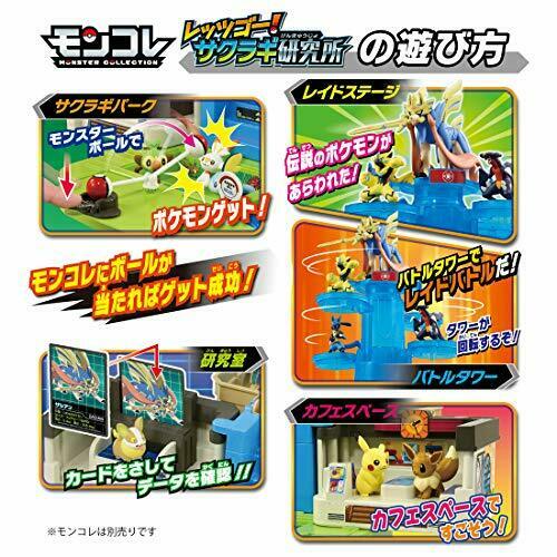 Monster Collection Let's go Pokemon Sakuragi Laboratory Character Toy NEW_4