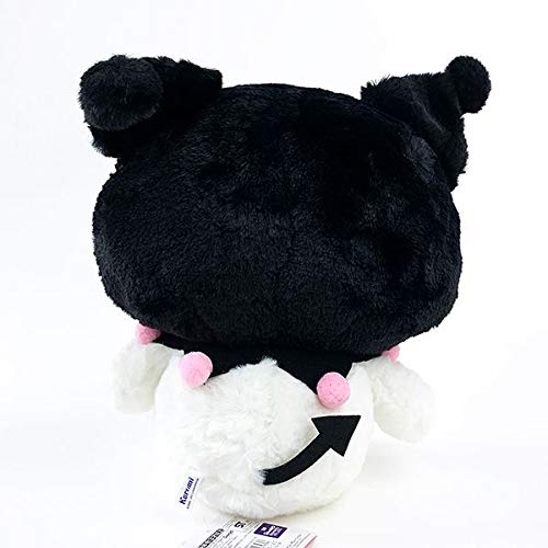 Sanrio Kuromi Fluffy Stuffed Toy M Size Plush Doll 147936-20 Nakajima NEW_3