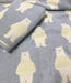 Imabari Towel Certification Border Bear Bath Towel 3 sheets set 120cmx60cm NEW_6