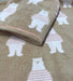 Imabari Towel Certification Border Bear Bath Towel 2 sheets set 60x120cm NEW_5