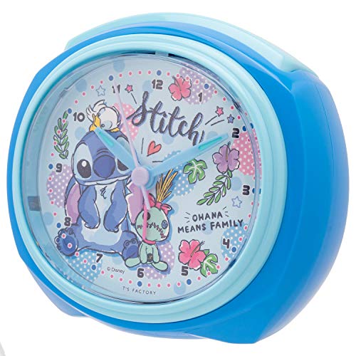 T's Factory Disney Alarm Clock Analog Stitch Continuous second hand Backlight_1