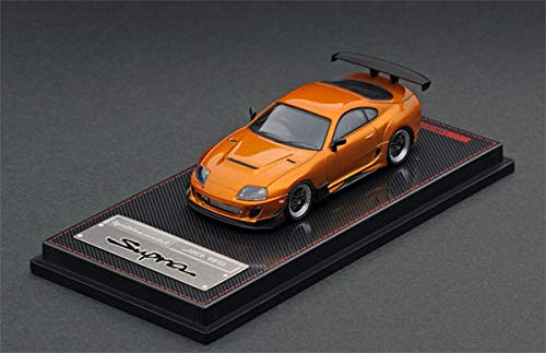 ignition model 1/64 Toyota Supra (JZA80) RZ Orange Metallic Resin Model car NEW_1