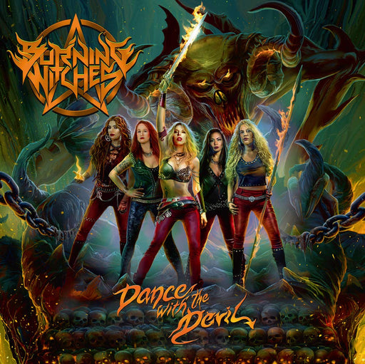 BURNING WITCHES DANCE WITH THE DEVIL CD Album Rock Heavy Metal GQCS-90873 NEW_1