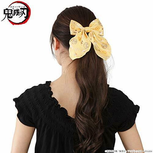 Demon Slayer Kimetsu ribbon Hair elastic Agatsuma Zenitsu Cosplay Costume NEW_3