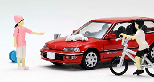 Tomica Diocolle 02a 1/64 CAR WASH 02a HONDA CIVIC 25XT 1989 Red 290186 NEW_2