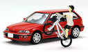 Tomica Diocolle 02a 1/64 CAR WASH 02a HONDA CIVIC 25XT 1989 Red 290186 NEW_3