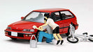 Tomica Diocolle 02a 1/64 CAR WASH 02a HONDA CIVIC 25XT 1989 Red 290186 NEW_4