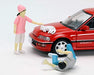 Tomica Diocolle 02a 1/64 CAR WASH 02a HONDA CIVIC 25XT 1989 Red 290186 NEW_5