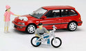 Tomica Diocolle 02a 1/64 CAR WASH 02a HONDA CIVIC 25XT 1989 Red 290186 NEW_6
