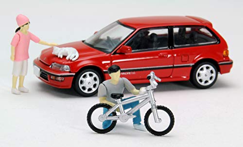 Tomica Diocolle 02a 1/64 CAR WASH 02a HONDA CIVIC 25XT 1989 Red 290186 NEW_6