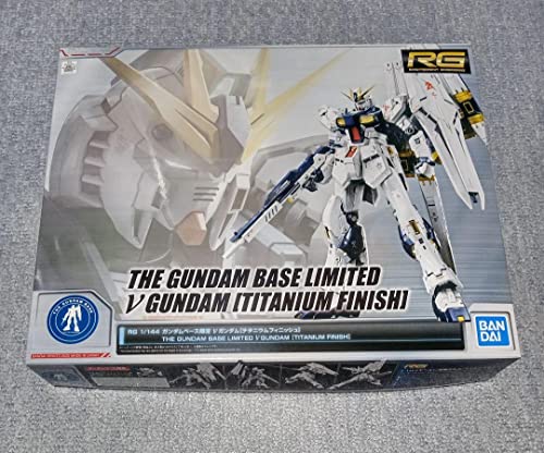 RG 1/144 Gundam Base Limited ν Gundam [Titanium Finish] Mobile Suit Gundam NEW_1