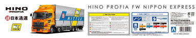Aoshima 1/32 Heavy Freight No.10 Hino Profia FW Nippon Express 'Pelican' Kit NEW_8