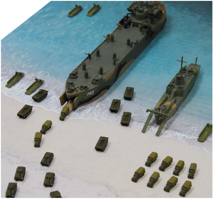 Pit-Road 1/700 SPS Series WWII Iojima landing scene paper-based x2 Kit SPS04 NEW_5