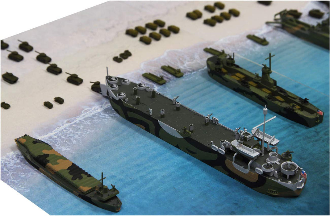 Pit-Road 1/700 SPS Series WWII Iojima landing scene paper-based x2 Kit SPS04 NEW_9