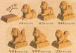 Yell Animal Sphinx Gashapon 6set complete mini figure capsule toys NEW_2