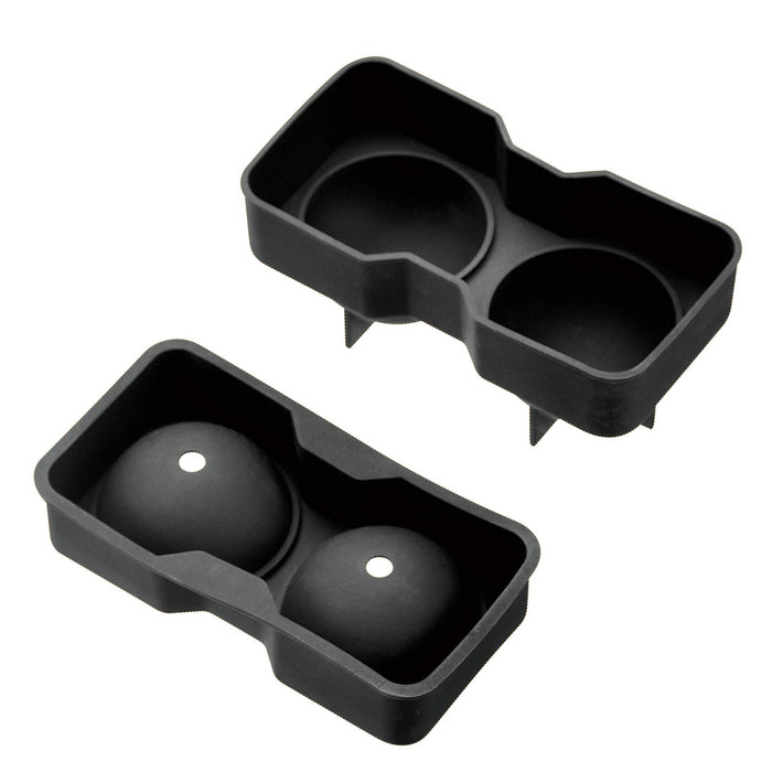 Shimomura Kogyo Ice Ball Black Kitchen Bar KIB-625 silicone 75x145x65mm NEW_1