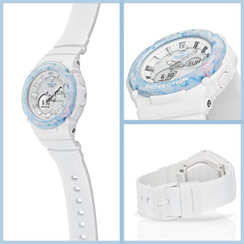 Casio BGA-270M-7AJF Women's Watch White Quartz Analog Digital White NEW_2