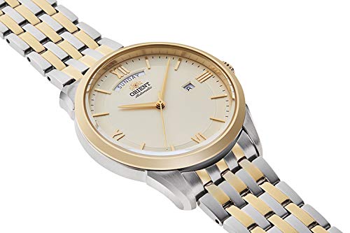 ORIENT Contemporary RN-AX0002S Men's Watch Made in Japan Day/Date Gold NEW_2