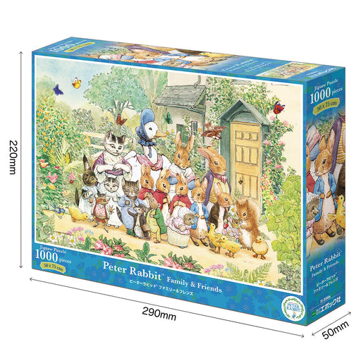 EPOCH 1000 Piece Jigsaw Puzzle Peter Rabbit Family & Friends 50x75cm ‎11-598S_2