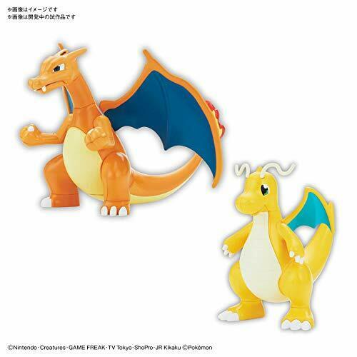 Pokemon Plastic Model Collection 43 Charizard Battle Ver. & Dragonite VS Set_2