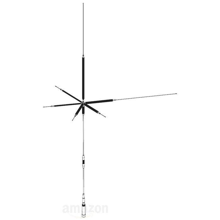 Comet UHV-9 antenna HF,50MHz,144MHz,430MHz band 9 band antenna Silver Black NEW_1