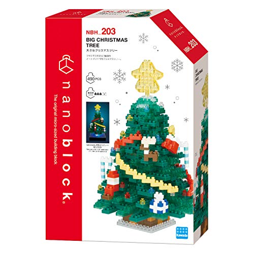 Kawada nanoblock NBH_203 Big Christmas Tree 2020 490pieces Level3 NEW from Japan_2