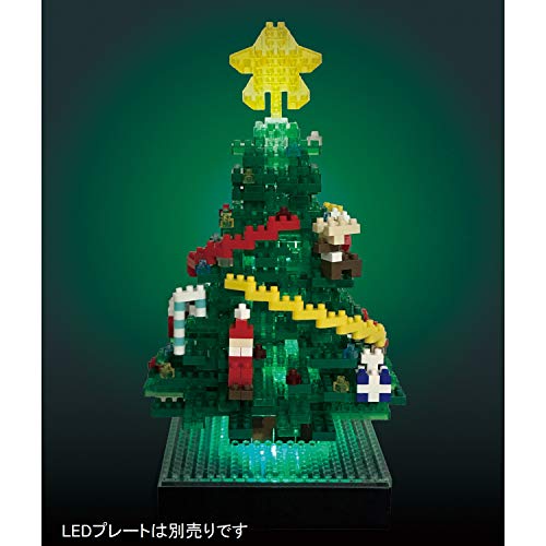 Kawada nanoblock NBH_203 Big Christmas Tree 2020 490pieces Level3 NEW from Japan_3