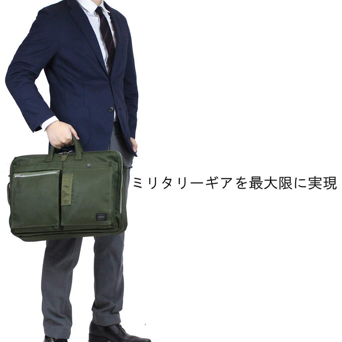 Yoshida Bag PORTER FLYING ACE 3WAY BRIEFCASE Olivedrab 863-16808 Made in JAPAN_2