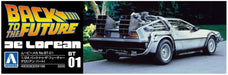 Aoshima 1/24 movie mechanical Series BT-01 Back to the Future DeLorean Part1 Kit_5