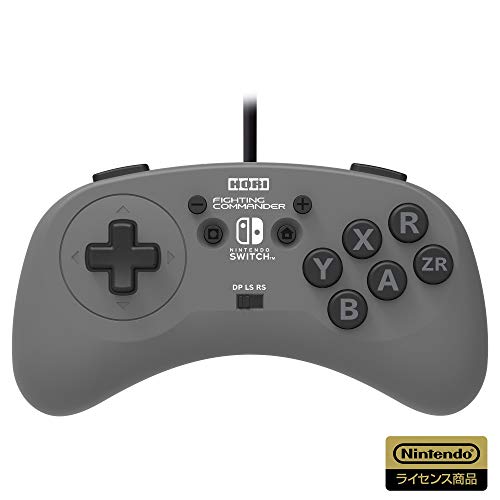 Hori Fighting Commander Controller for Nintendo Switch Made in Japan Gray NEW_1