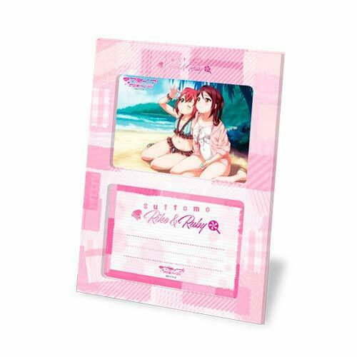 Love Live photo stand Riko & Ruby with bromide Figure Anime NEW from Japan_4