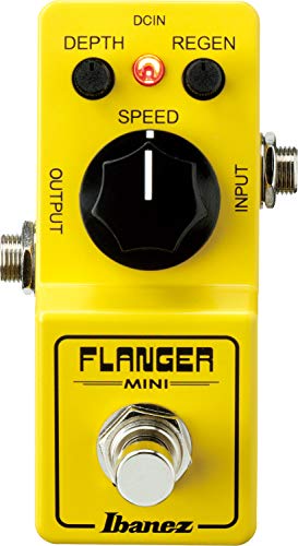 Ibanez MINI Series Flanger FLMINI (15 x 10 x 10cm) Yellow Full analog circuit_1