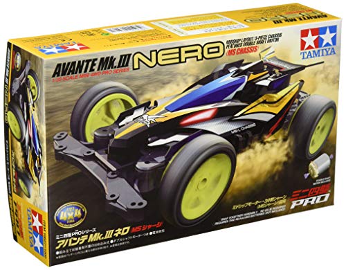Tamiya Mini 4WD PRO Series No.27 Avante Mk.3 Nero MS Chassis NEW from Japan_1
