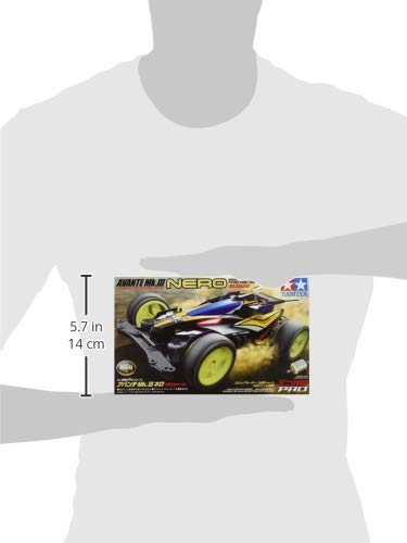 Tamiya Mini 4WD PRO Series No.27 Avante Mk.3 Nero MS Chassis NEW from Japan_3