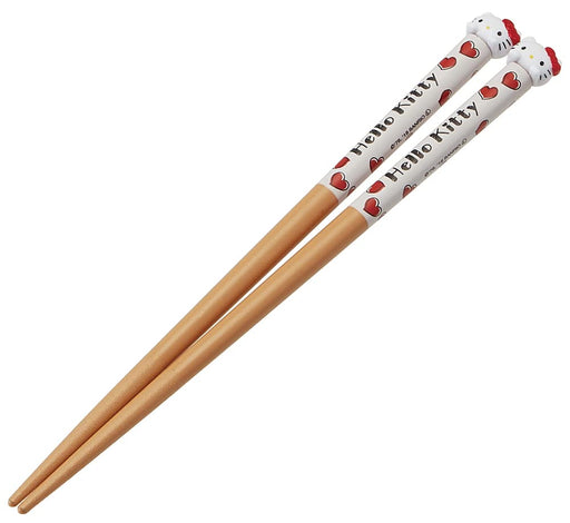 skater mascot on chopsticks natural wood 16.5cm Hello Kitty Sanrio AWM2-A NEW_1