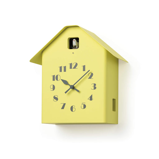 Lemnos DACHS CUCKOO Yellow CLOCK FUKUSADA STUDIO KYOTO DESIGN RF20-03YE NEW_1