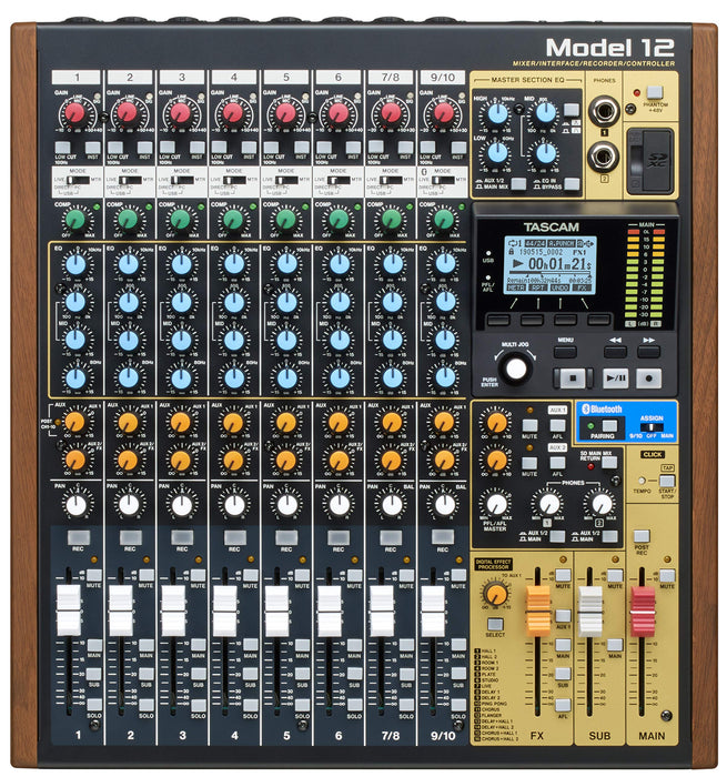 TASCAM Model 12 12-Track Multitrack Recorder USB Audio Interface Pro Tools NEW_4