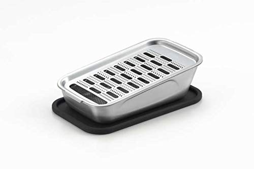 Premium Grater hako Strainer Container Lid Stainless Steel Made in Tsubame Japan_2