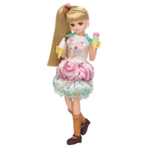 Takara Tomy Licca-chan Doll LD-06 Pop'n Ice Cream Fashion Doll & Doll Outfit NEW_1