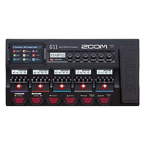 ZOOM G11 Guitar Multi-Effects Pedals Processor Touch panel compatible NEW_1
