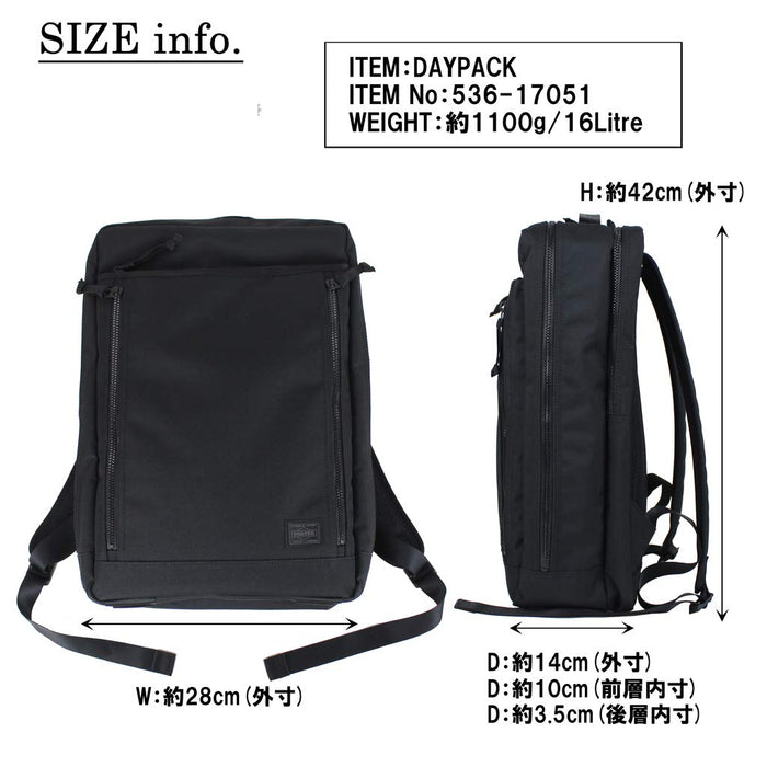 Yoshida Kaban PORTER INTERACTIVE DAYPACK Black 536-17051 Made in JAPAN NEW_3