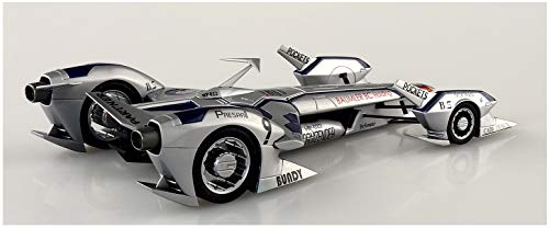 Cyber Formula No.5 Spiegel HP-022 1/24 Scale Plastic Model NEW from Japan_3