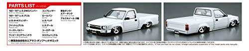 Aoshima 1/24 The Tuned Car Series No.41 TOYOTA RN80 HILUX Custom 1995 Kit NEW_6