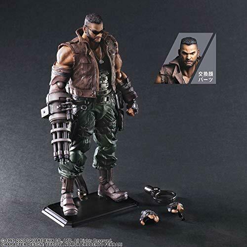 Final Fantasy VII Remake Play Arts Kai Barret Wallace Version 2 Figure NEW_2